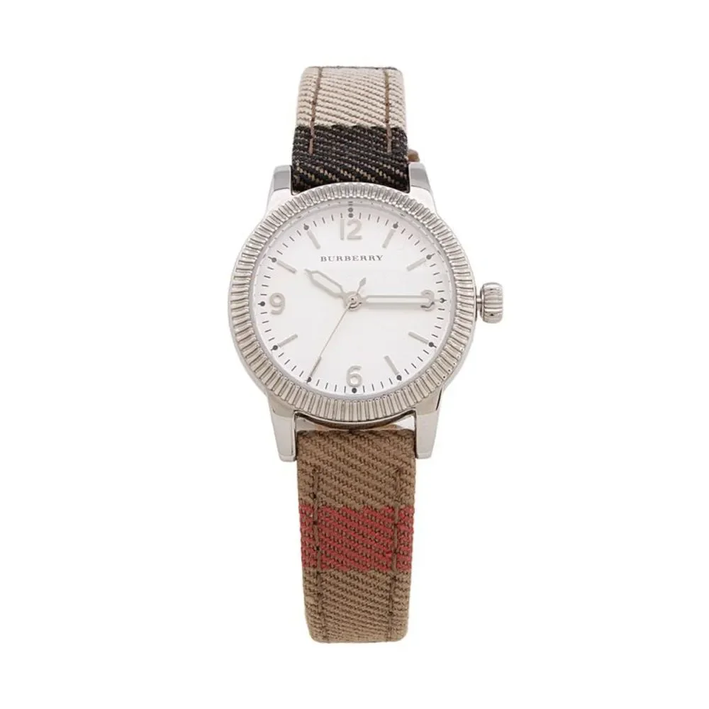 Burberry Stainless Steel Check Utilitarian Watch